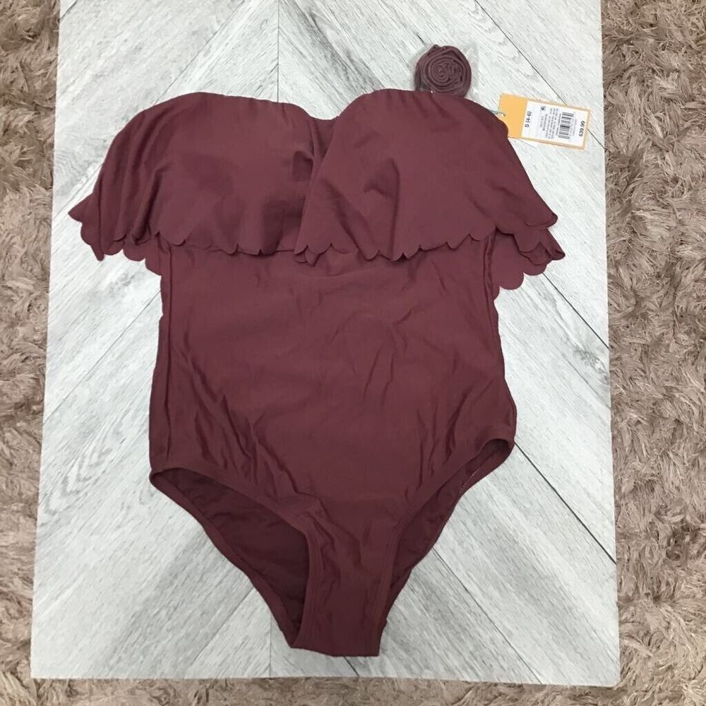 Kona Sol Women's Ruffled One-Piece Swimsuit